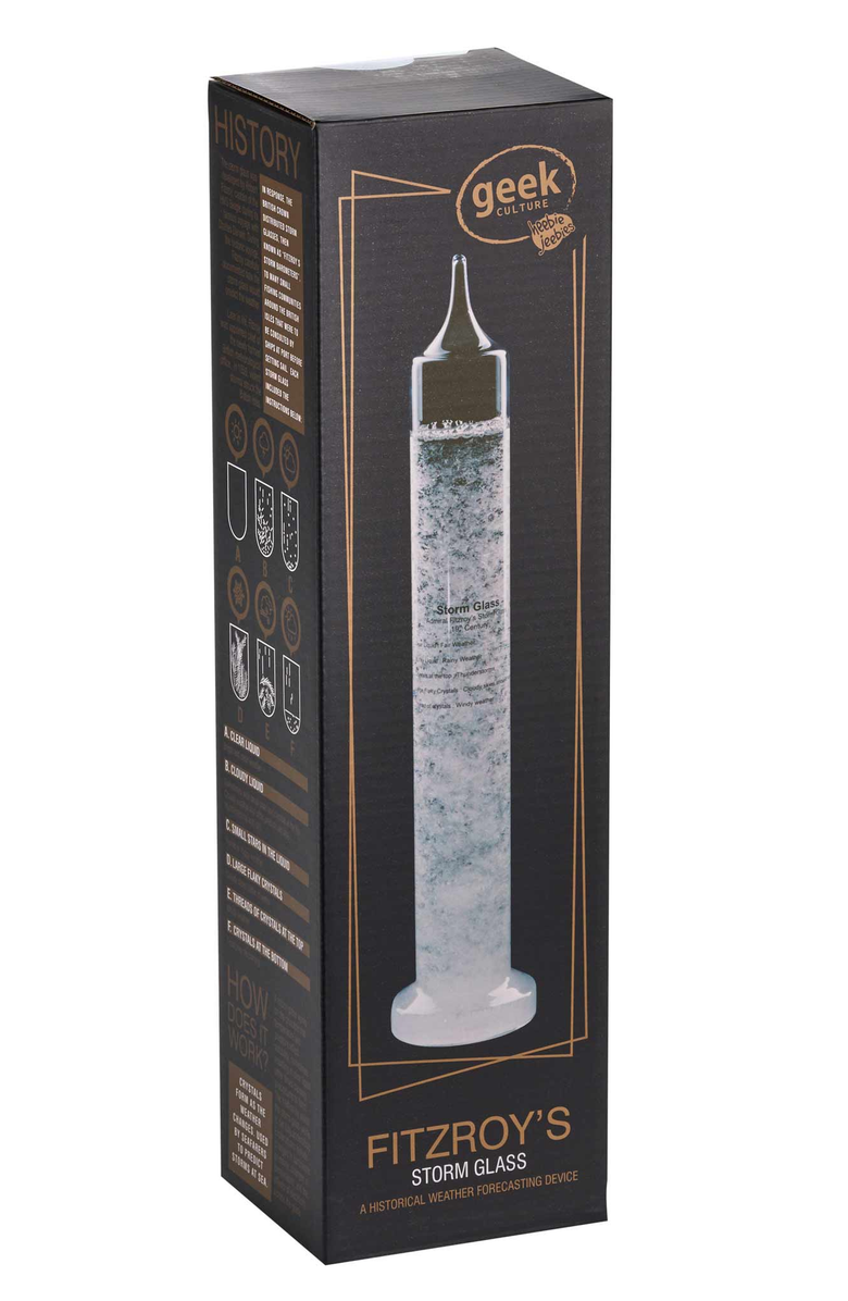 Heebie Jeebies Fitzroy's Storm Glass, Main, color, Clear