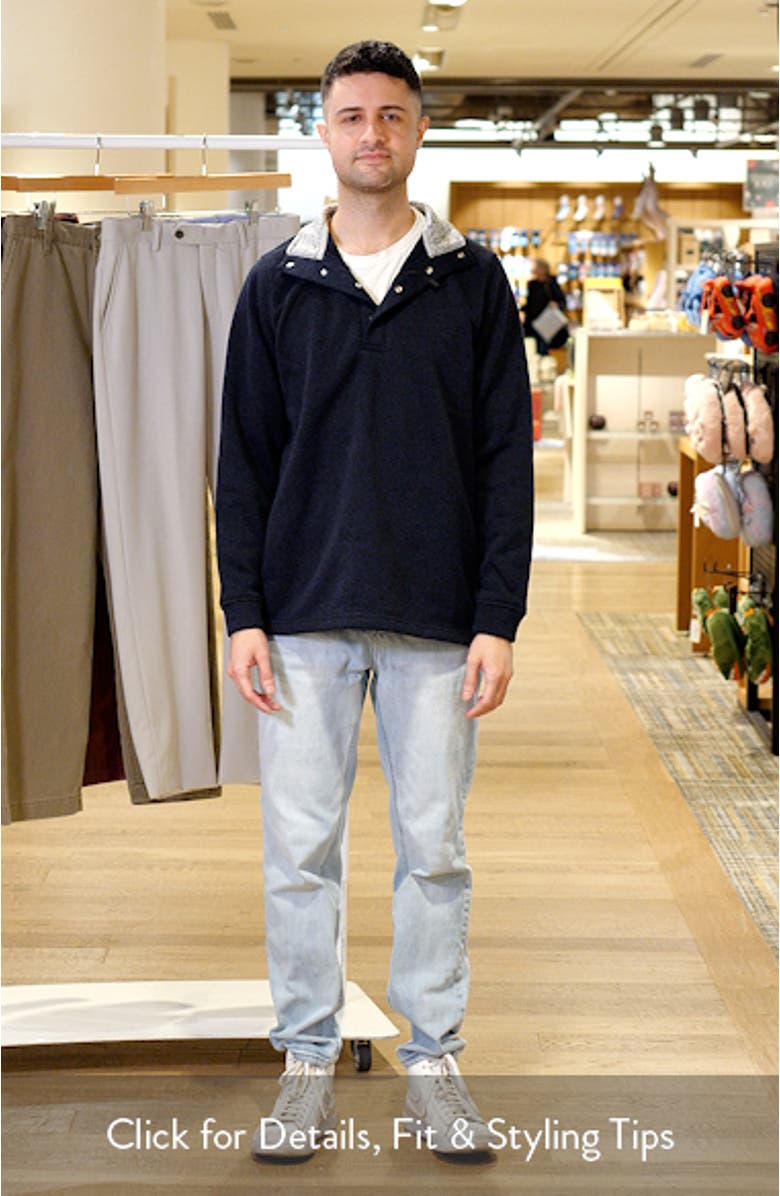 Snap Placket Knit Pullover, sales video thumbnail