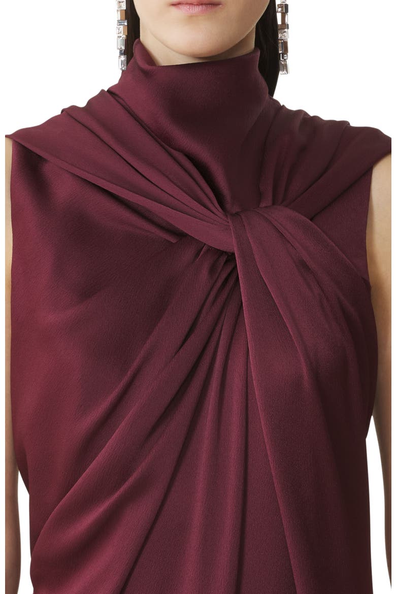Long Jumpsuit In Satin, Alternate, color, Bacchus
