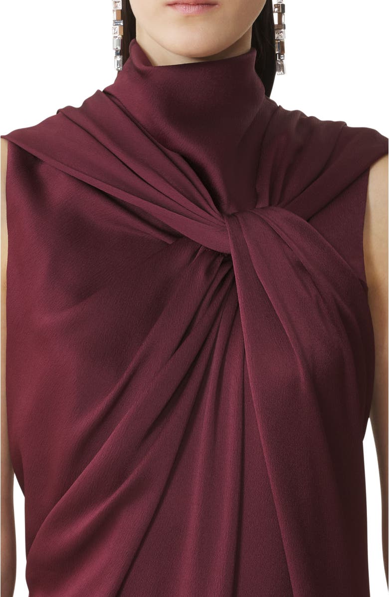 Lanvin Long Jumpsuit In Satin, Alternate, color, Bacchus