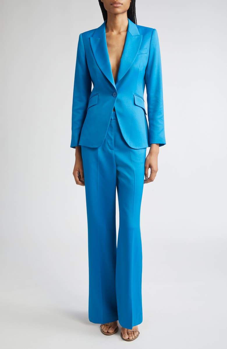 Reiss Millie Wide Leg Pants, Alternate, color, Blue