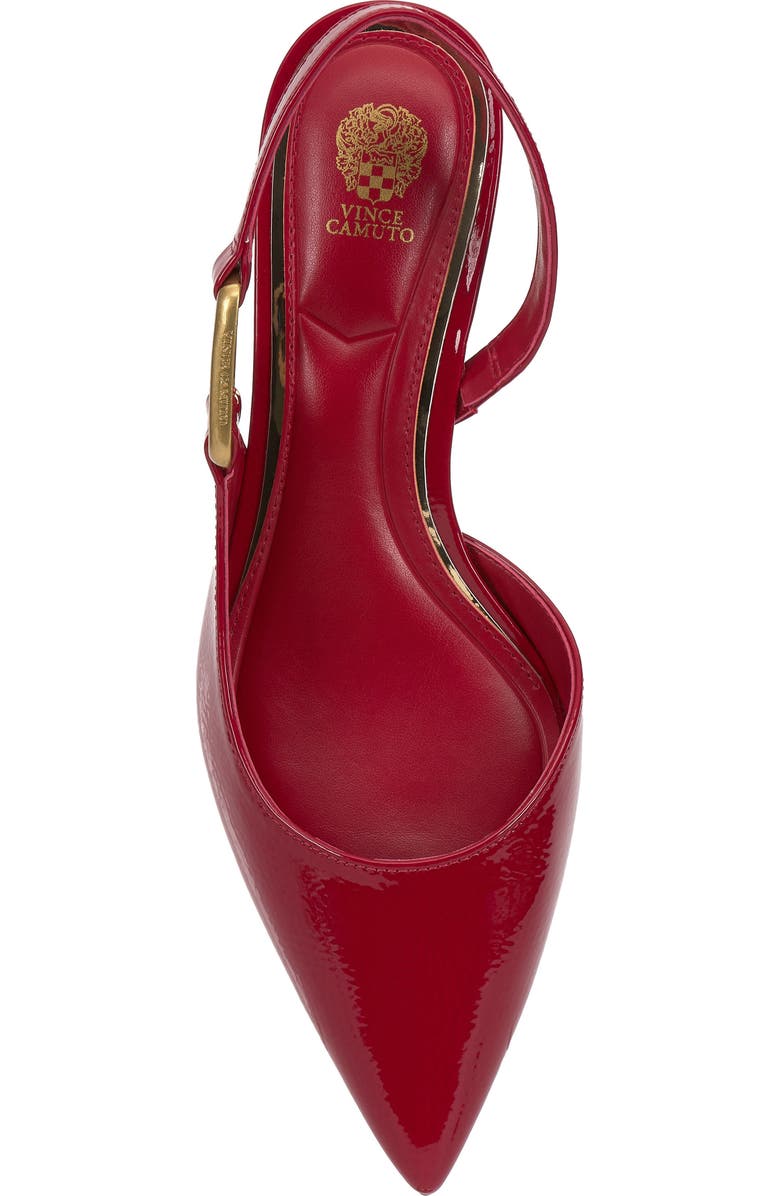 Vince Camuto Inari Slingback Pointed Toe Pump, Alternate, color, Flame