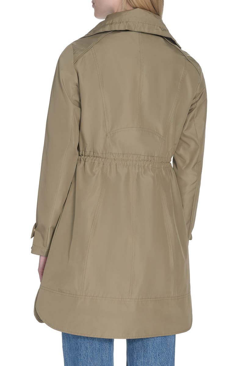 Cole Haan Signature Travel Packable Hooded Rain Jacket, Alternate, color, Sage