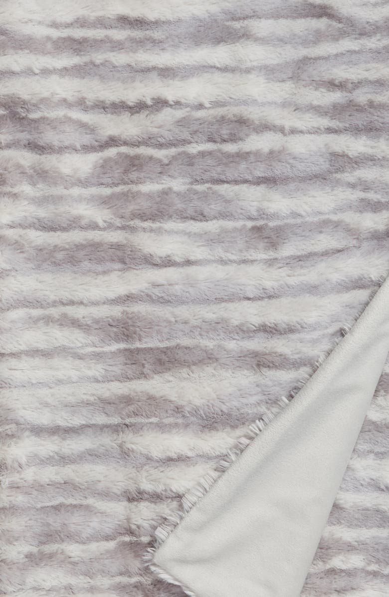 NORDSTROM AT HOME Soft Ribbed Plush Throw, Alternate, color,