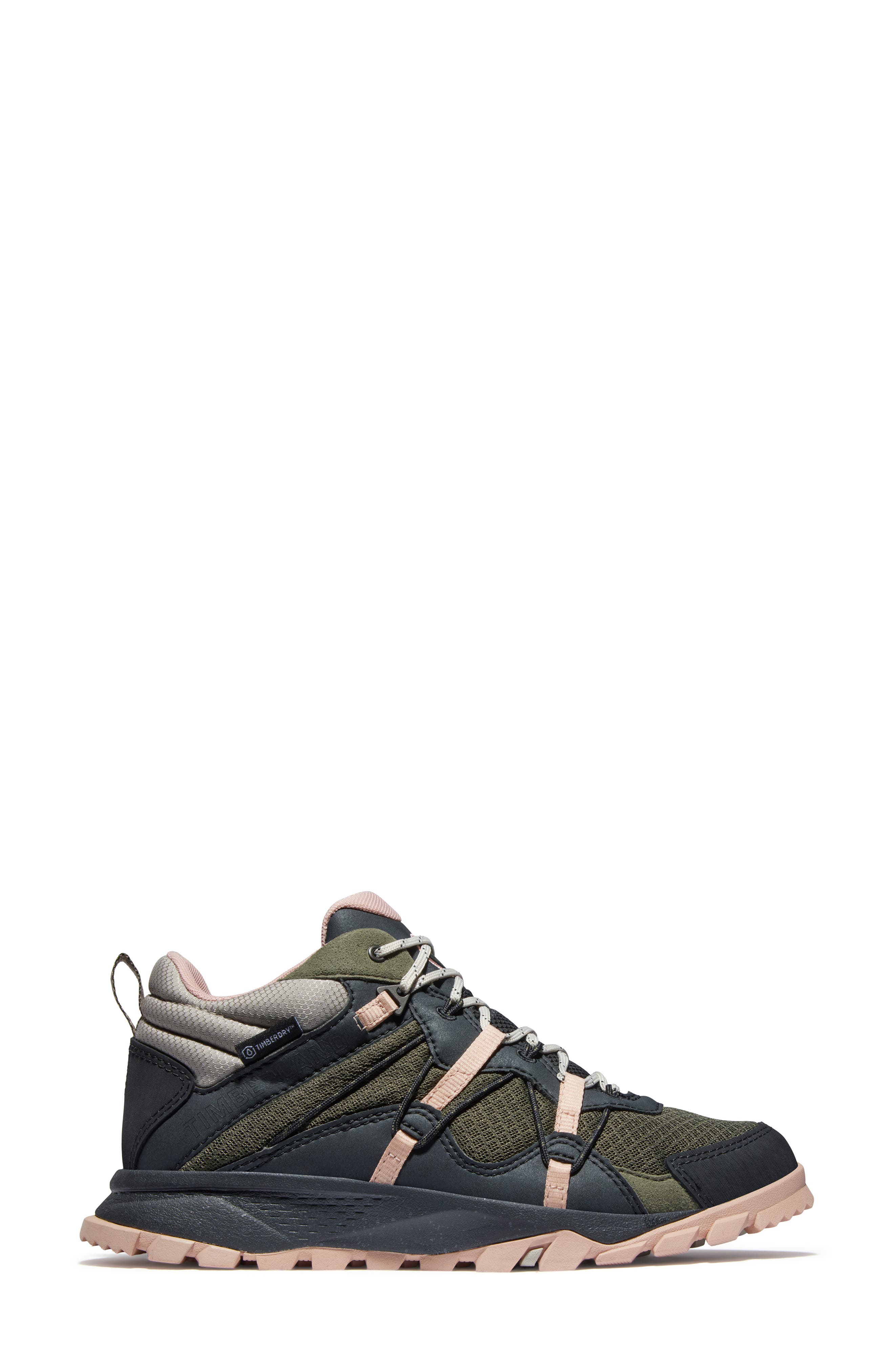 Garrison Waterproof Hiking Boot, Alternate, color, DARK GREEN MESH