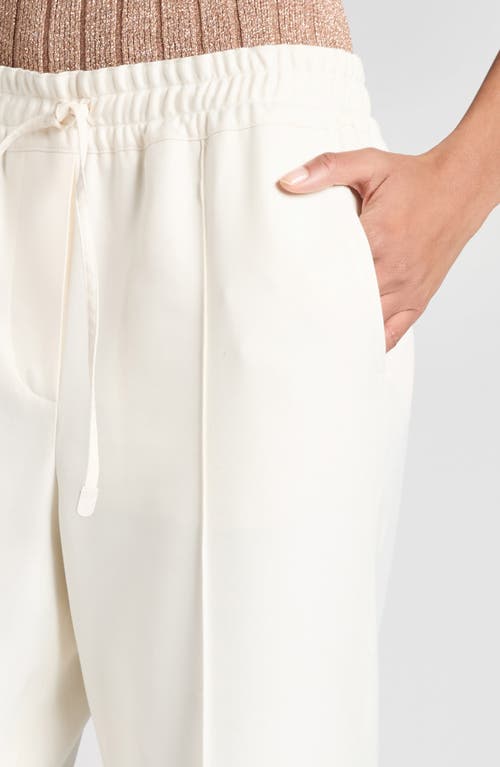Tom Ford Tailored Viscose & Silk Twill Pants In White