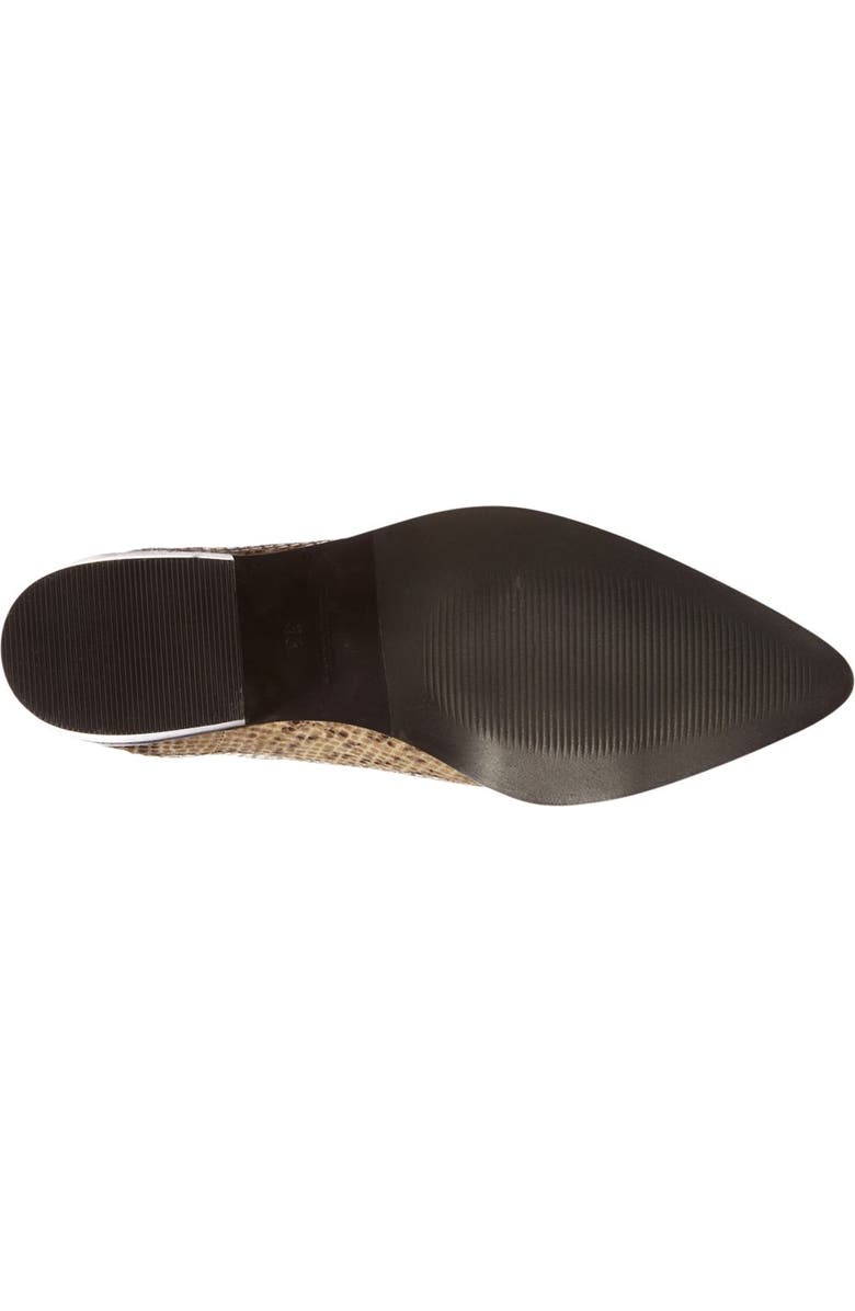 Topshop 'Midnight' Snake Embossed Ankle Boot, Alternate, color,