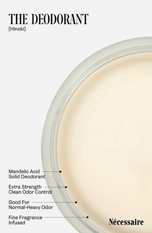 Necessaire Eucalyptus Deodorant - 72 Hour Extra-strength Mandelic Acid Deodorant 2.5 oz / 73.9 ml In Brown