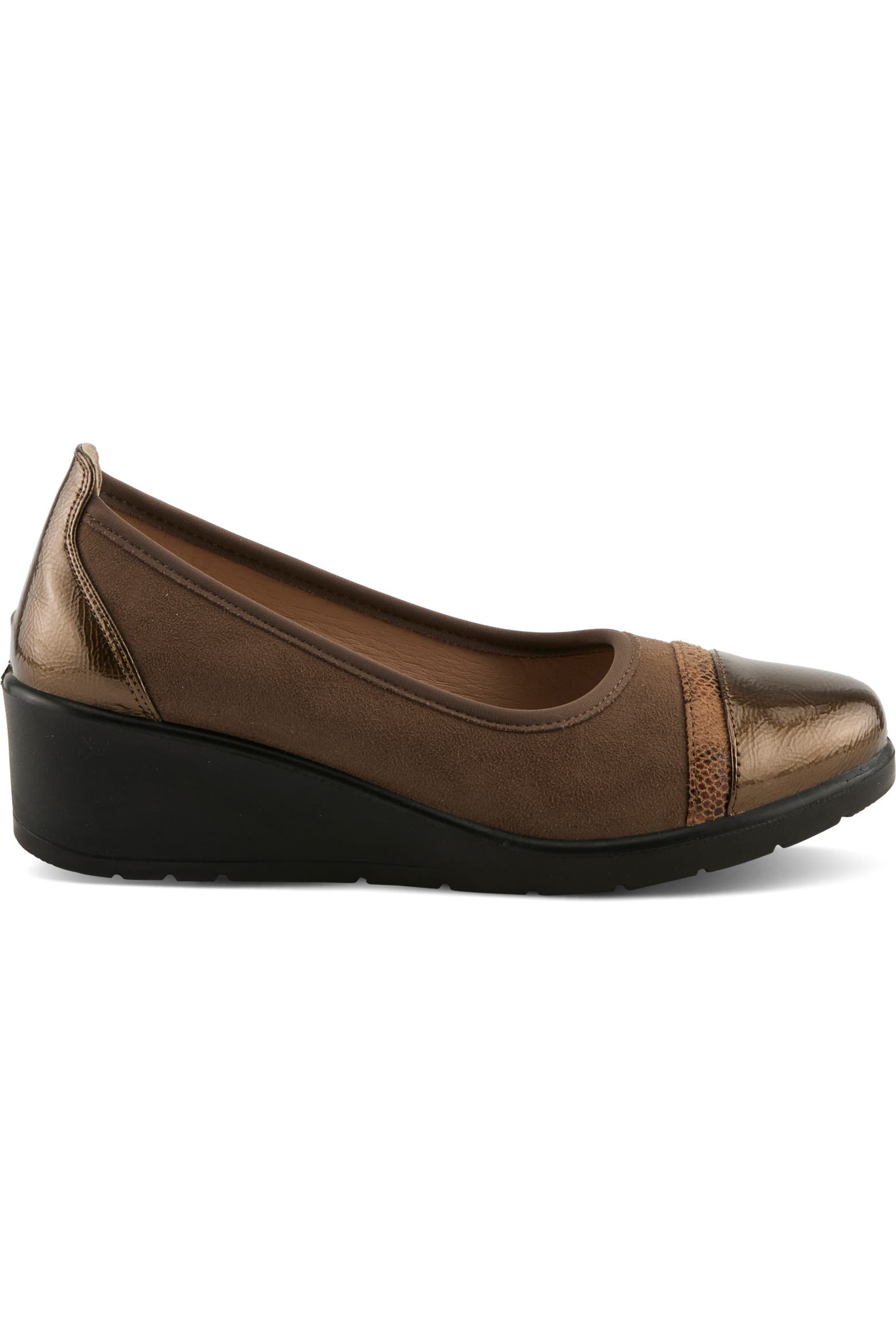 Spring Cap Location Flexus by Spring Step Macadi Cap Toe Platform Wedge Pump (Women ...