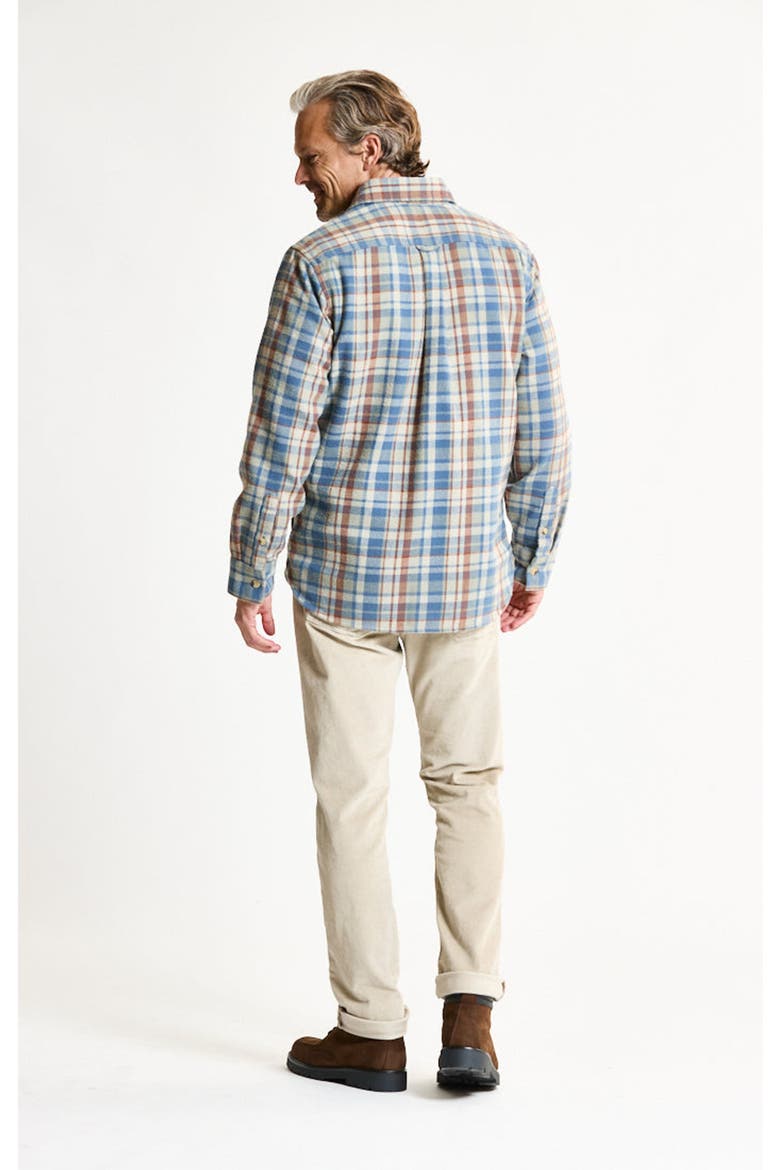 Brushed Flannel Overshirt, Alternate, color, BLUE