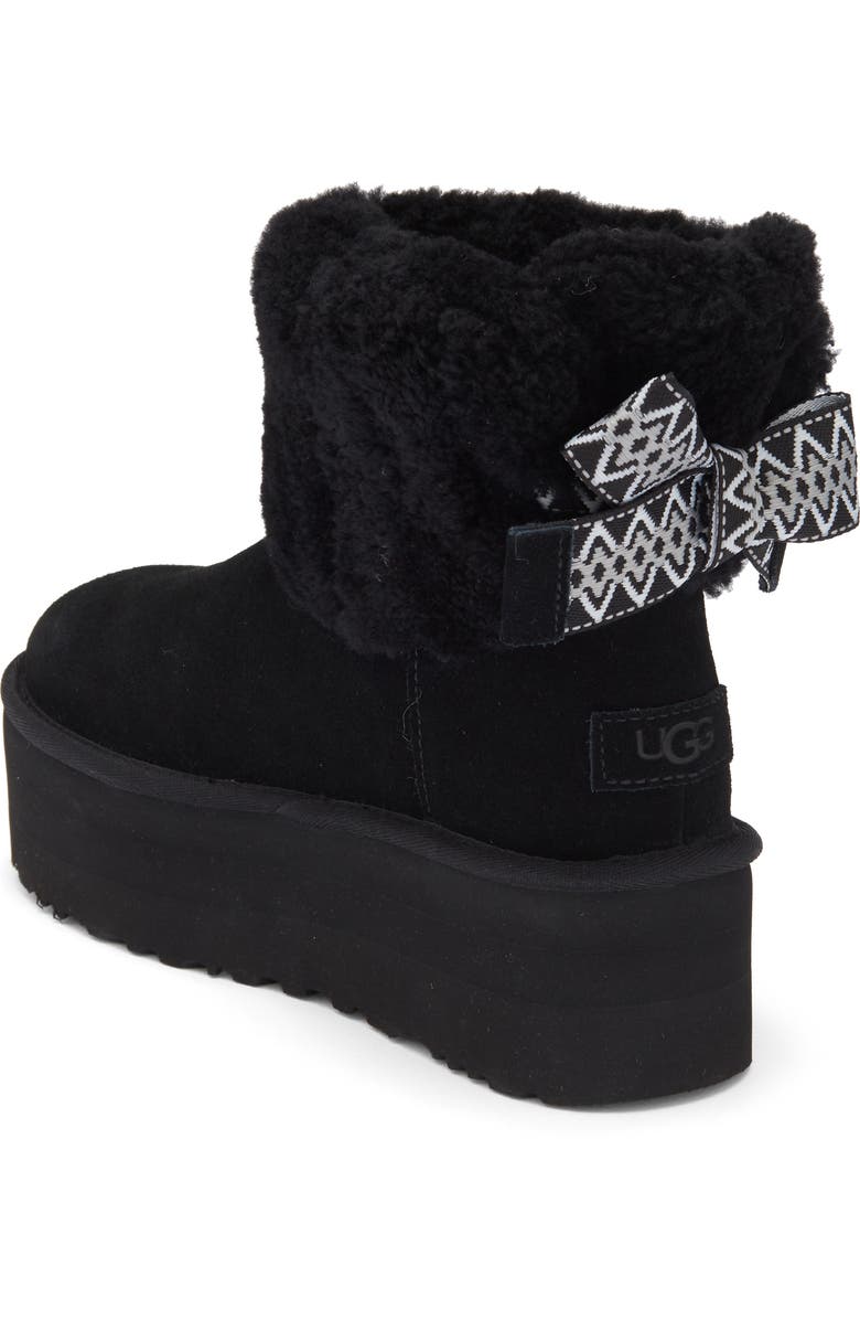 UGG<sup>®</sup> Classic Ultra Mini Max Curly Platform Boot, Alternate, color,