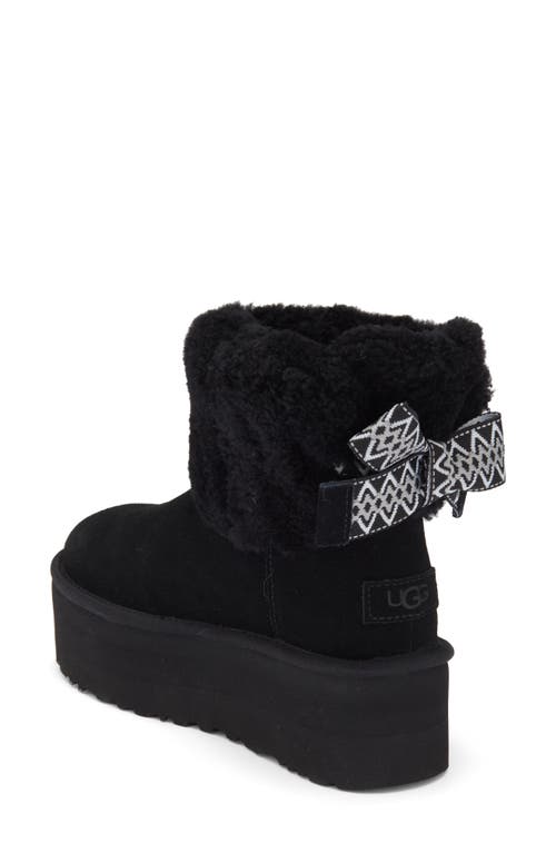 Ugg ® Classic Ultra Mini Max Curly Platform Boot In Animal Print