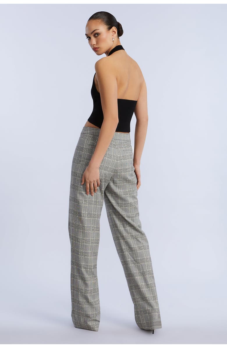 BCBGMAXAZRIA Halter Sweater Top, Alternate, color, Black