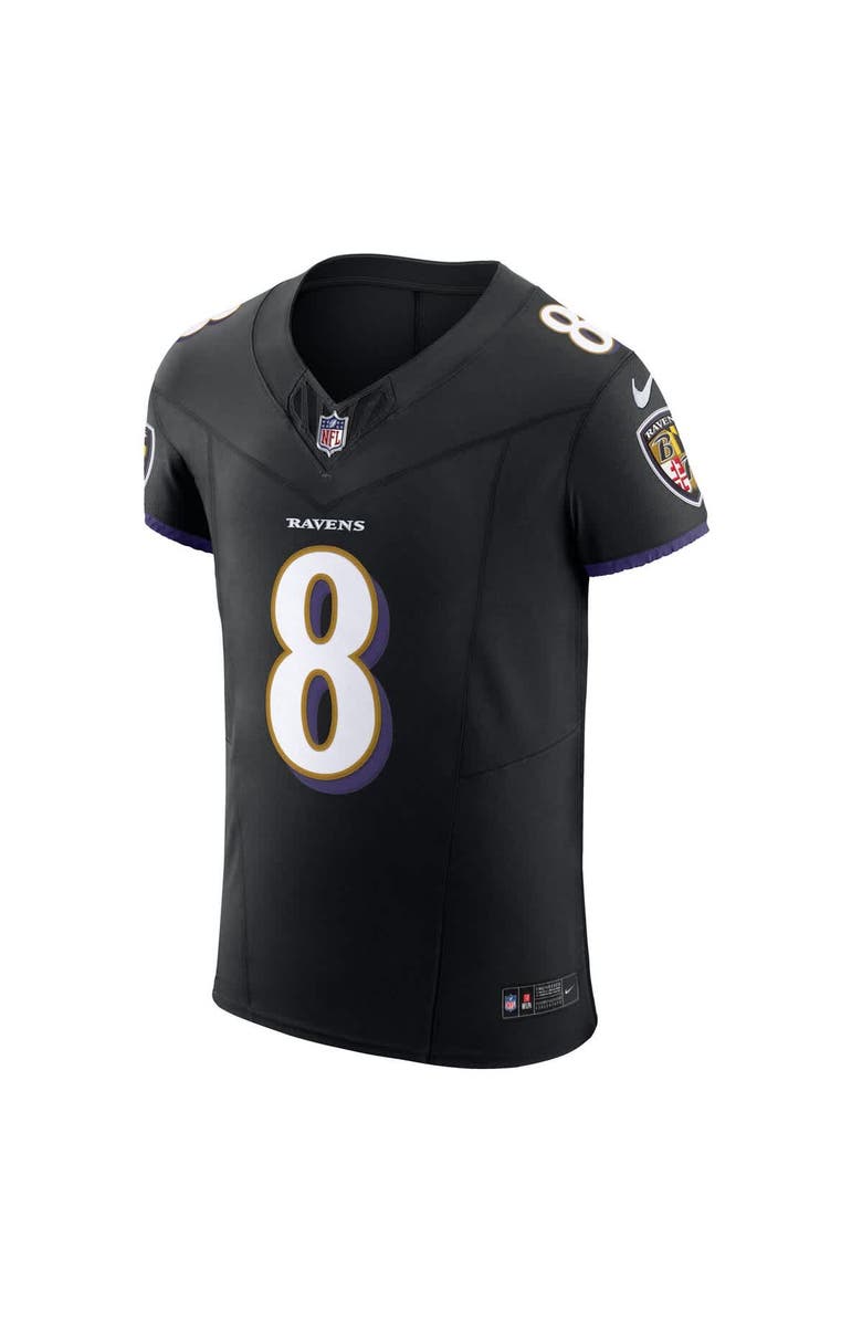 Nike Men's Nike Lamar Jackson Black Baltimore Ravens Alternate Vapor F.U.S.E. Elite Jersey, Alternate, color, Black