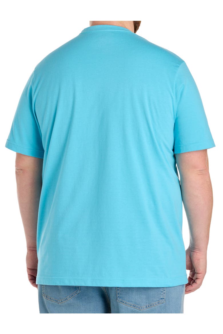 Big & Tall Moisture-Wicking Ombré Striped T-Shirt, Alternate, color, BLUE GROTTO