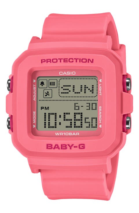 Baby-G Digital Resin Strap Watch Set, 39mm