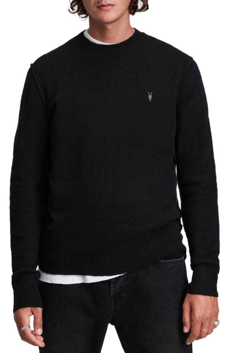 AllSaints Statten Crewneck Sweater, Main, color,