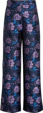 SUGARLIPS Nicole Jacquard Bern Wide Leg Pants