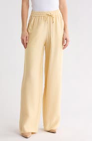 BOSS Talisia High Waist Wide Leg Pants