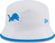 New Era Men's New Era  White Detroit Lions 2025 NFL Training Camp Stretch Bucket Hat
