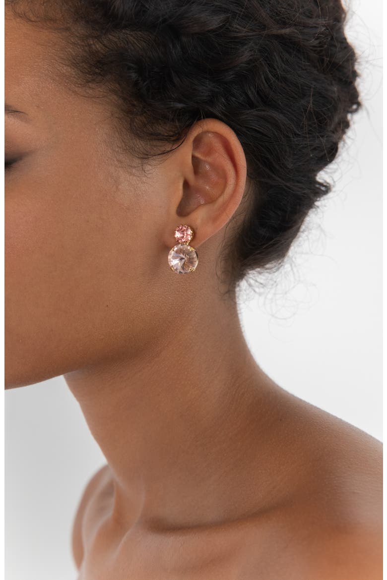 Myrla Drop Earrings, Alternate, color, CRYSTAL ANTIQUE GOLD