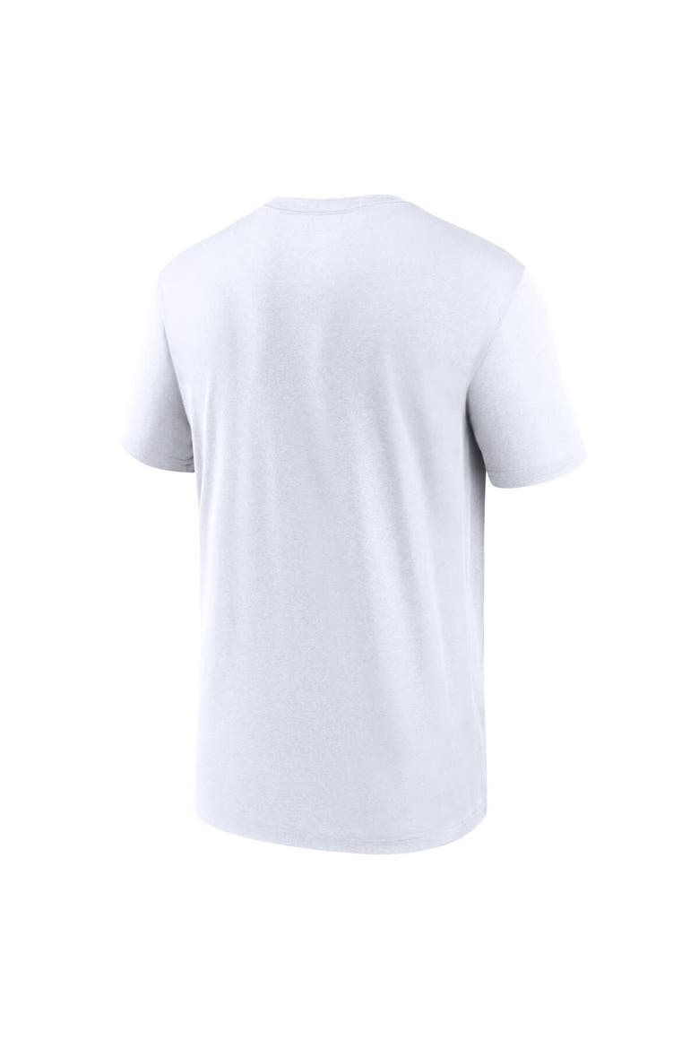 Men's Nike White Milwaukee Brewers New Legend Wordmark Dri-FIT T-Shirt, Alternate, color, White