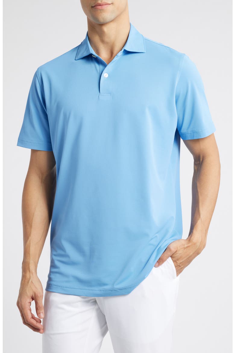 Crown Crafted Soul Performance Polo, Main, color, FOUNTAIN BLUE