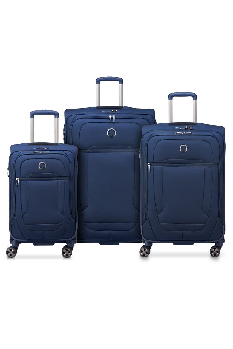 Helium DLX Softside Expandable (20"/25"/29") 3 Piece Spinner Luggage Set, Main, color, Navy Blue