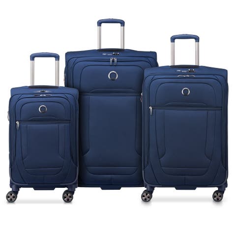 Helium DLX 3-Piece Set (20/25/29) Softside Expandable Luggage with Spinner Wheels