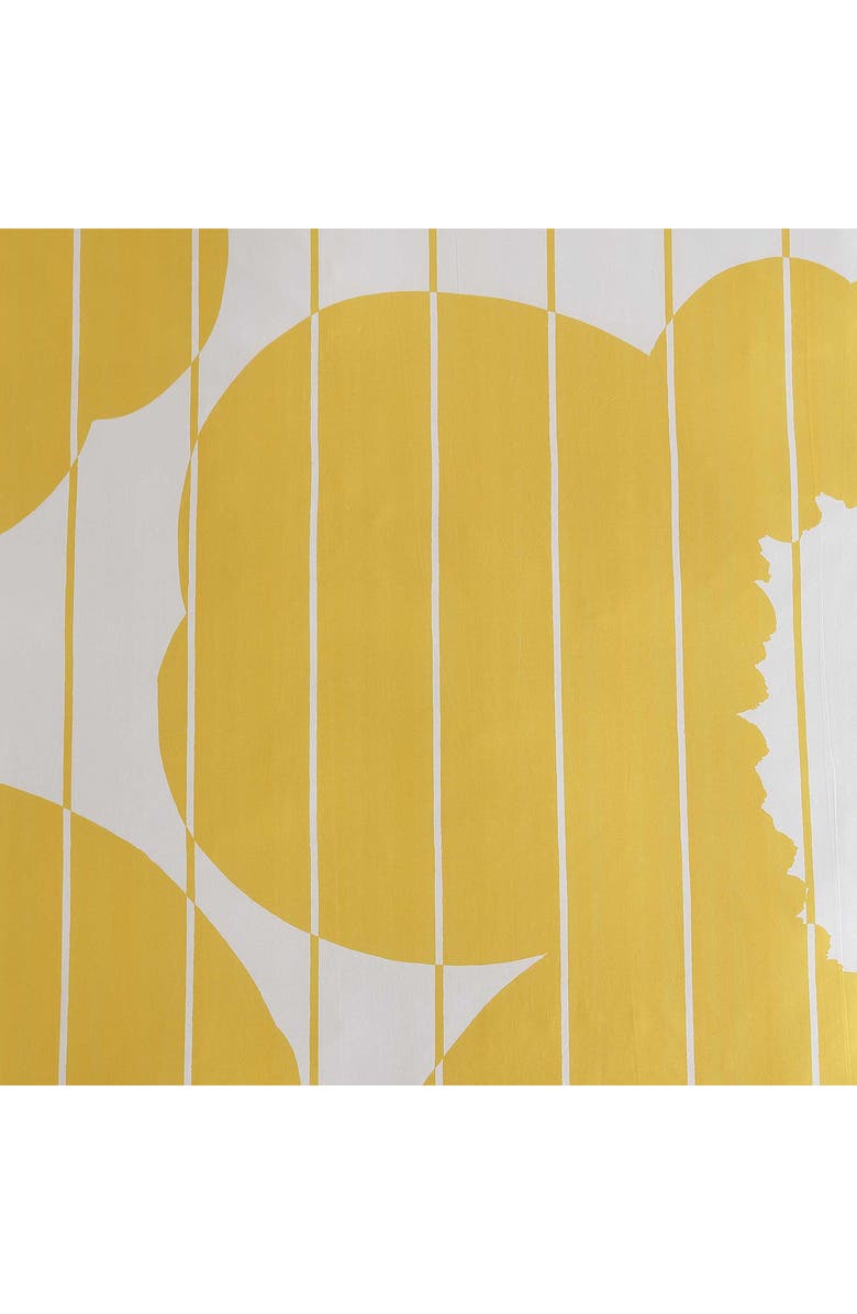Marimekko 300 Thread Count Unikko Duvet Cover & Shams Set, Alternate, color, Open Medium Yellow