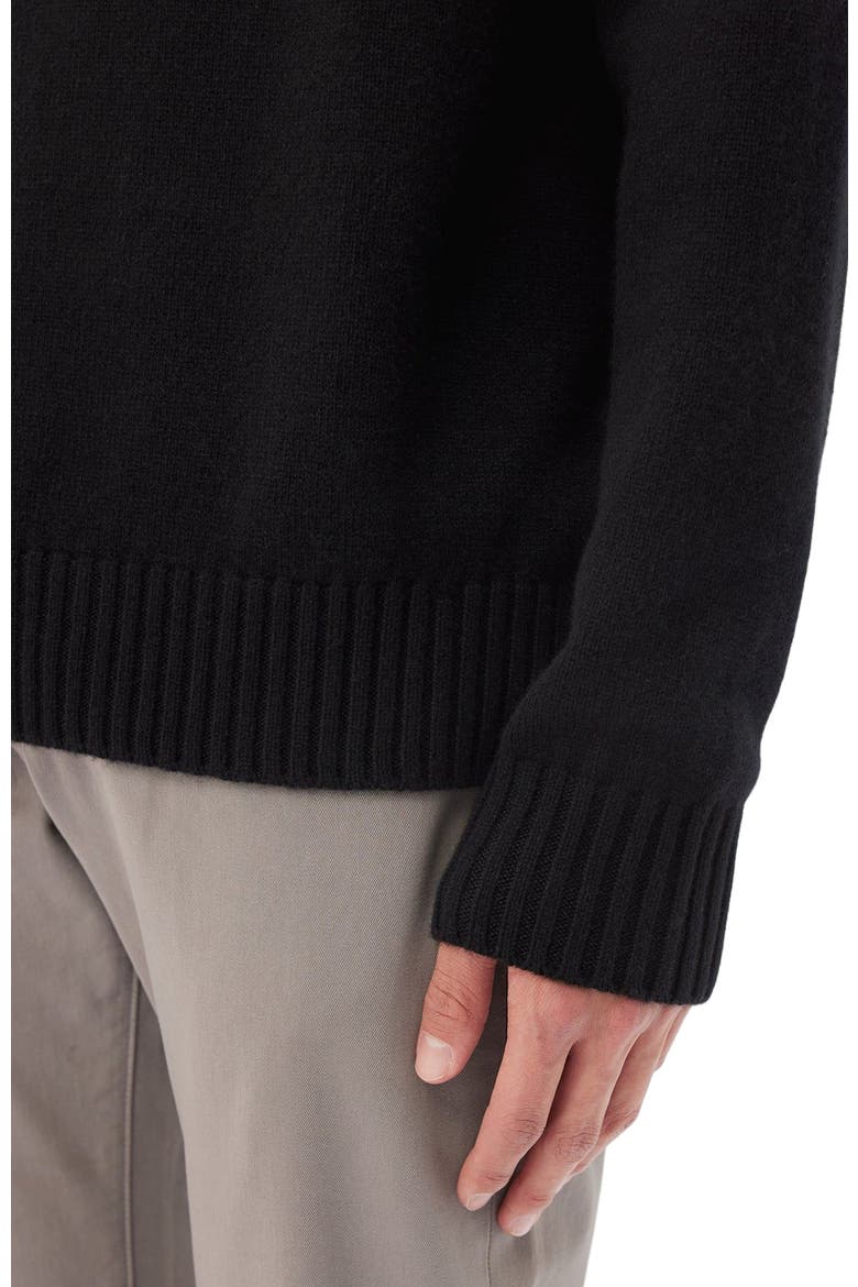 Men's Cashmere Turtleneck, Alternate, color, black
