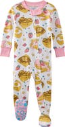BUTTERBLU Cruz One-Piece Organic Cotton Footie Pajamas