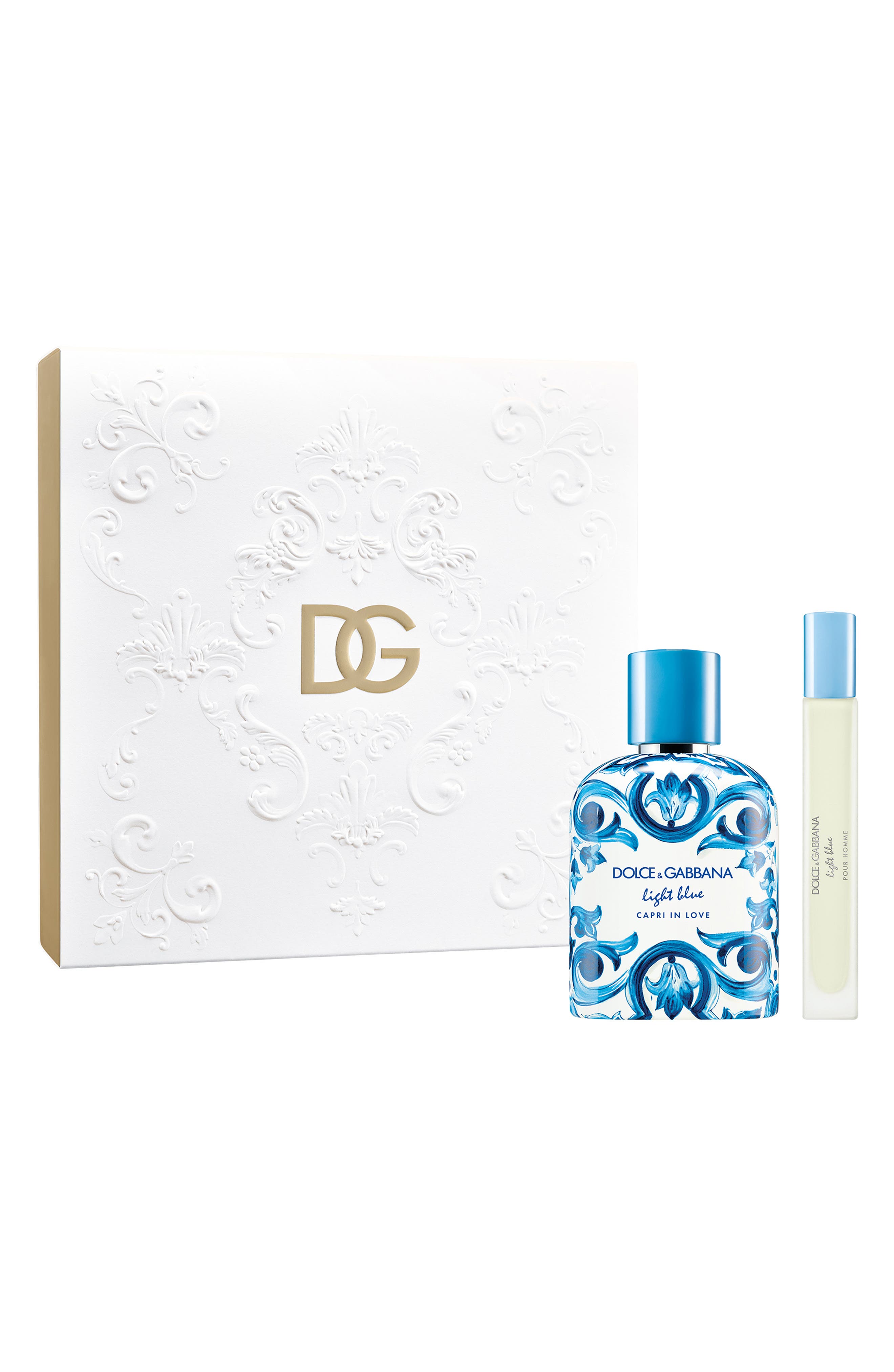 Dolce&Gabbana Light Blue Capri In Love Pour Homme Gift Set $198