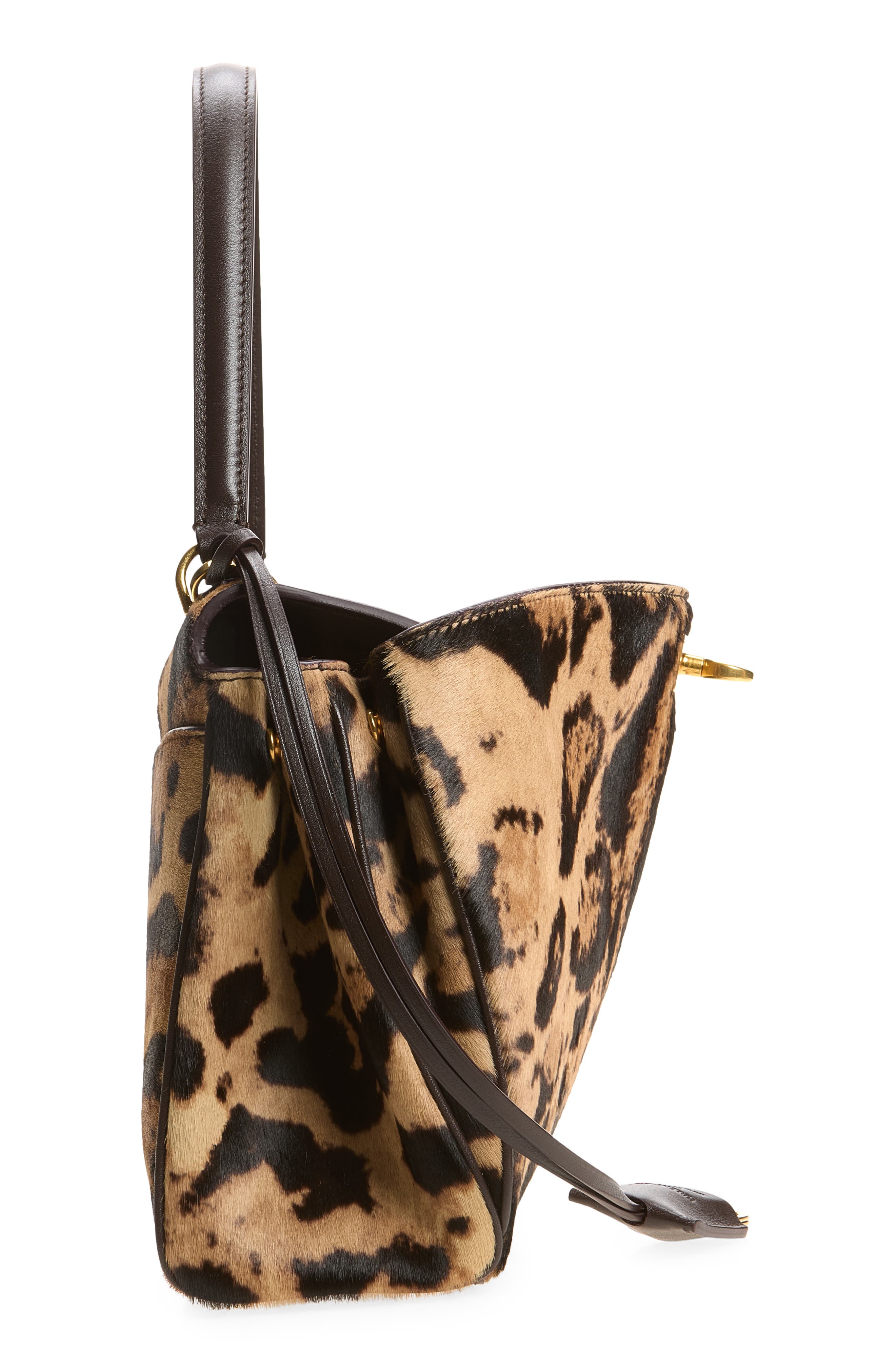 Small Rodeo Genuine Calf Hair Top Handle Bag, Alternate, color, 9220 NATURAL/ MOKA
