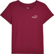 PUMA Kids' Foundations Stretch Cotton T-Shirt