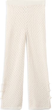 MANGO Openwork Knit Pants