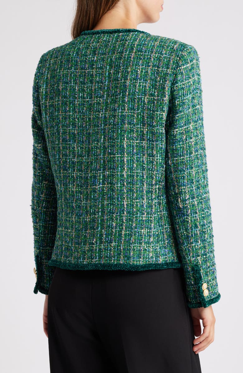 Tahari ASL Bouclé Jacket, Alternate, color,