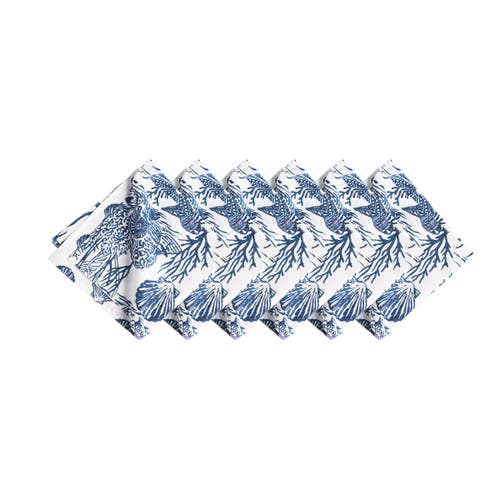 C & F Home C&f Home Reef Shores Napkin Set Of 6 In Blue