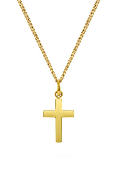 Sterling Silver Cross Pendant Necklace