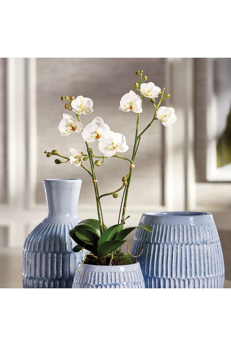 Phalaenopsis X 2 Drop-In 23", Alternate, color, White