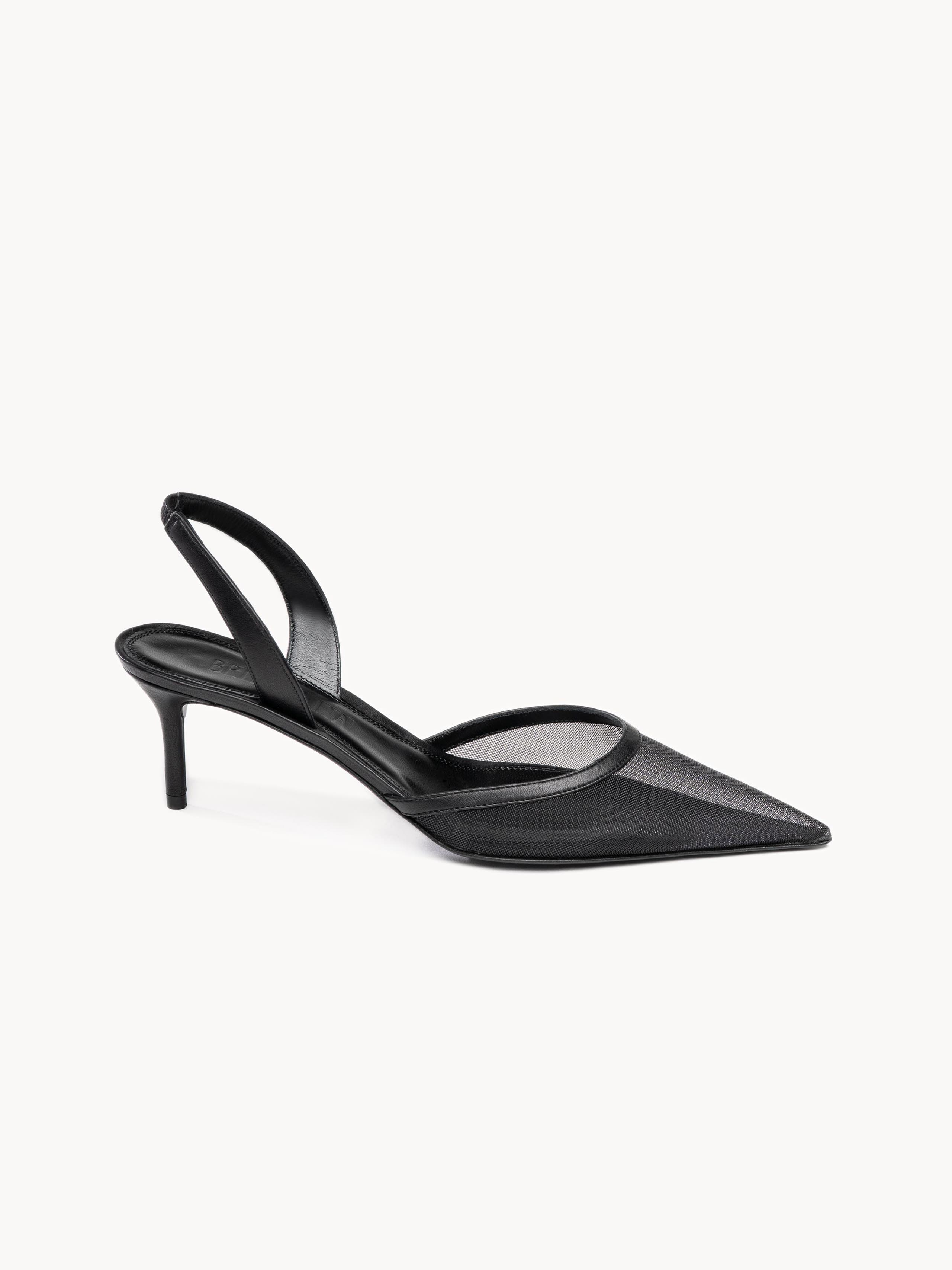 Britt Netta Esme Slingback 60, Main, color, Black Nappa