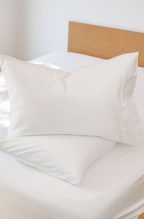 Fluffco | Hotel Comfort Hotel Pillowcase Set In White