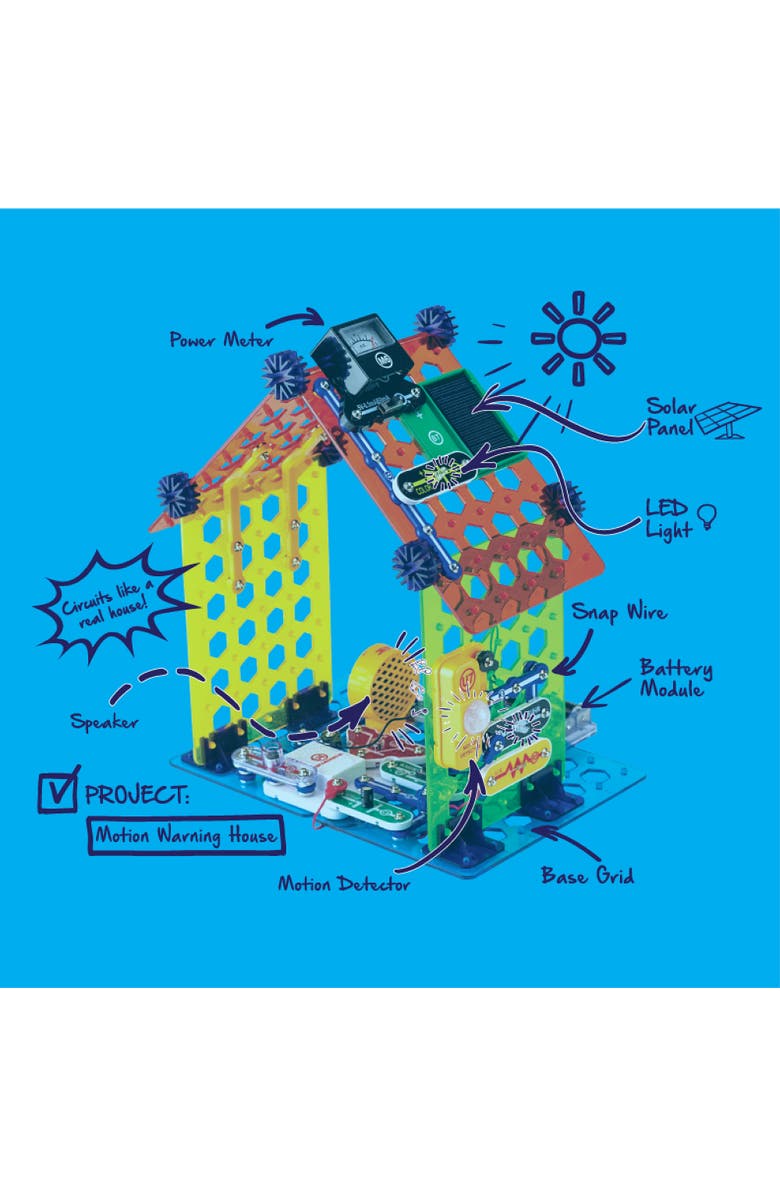 Snap Circuits Sanp Circuits My Home STEM Learning Toy, Alternate, color, Multicolored