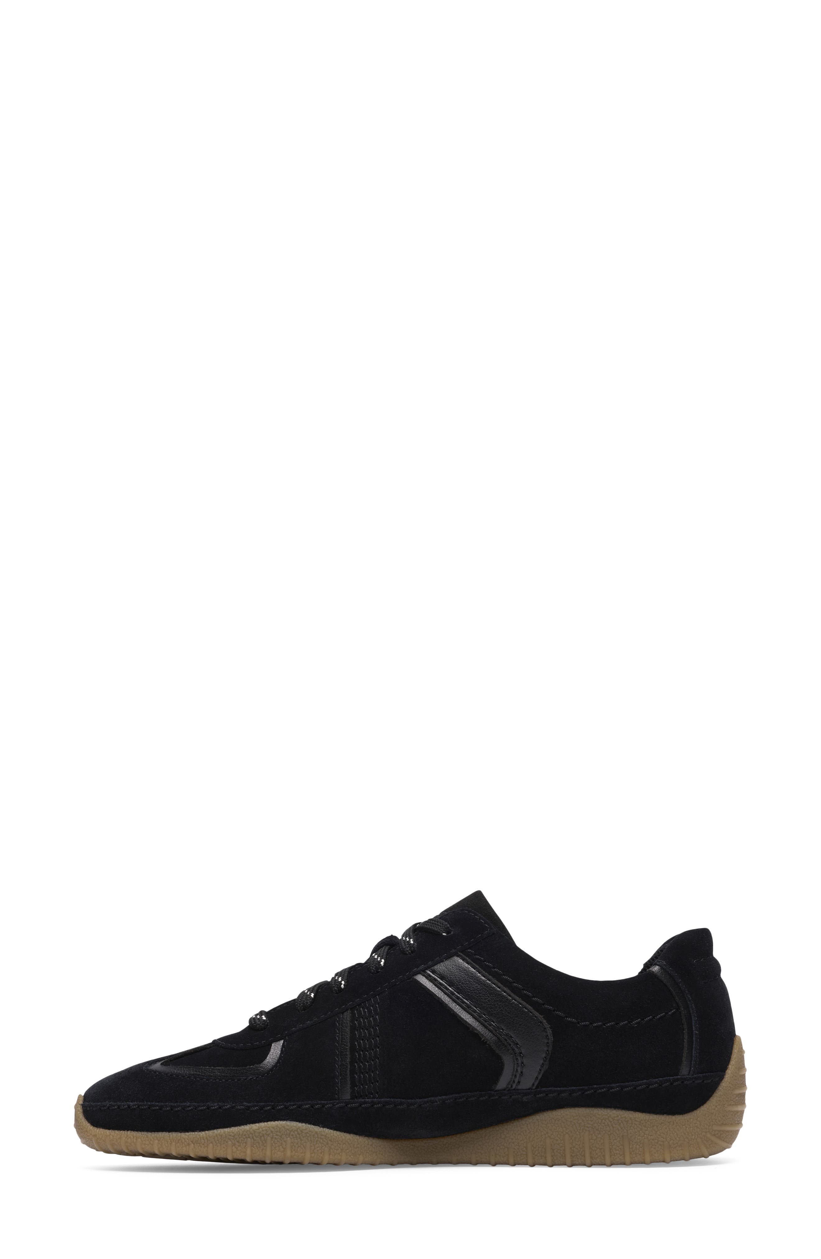 Meridor Lo Sneaker, Alternate, color, BLACK SDE