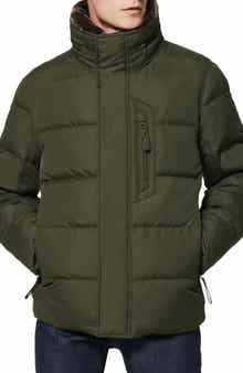 Marc New York Horizon Down & Feather Coat with Faux Fur Collar