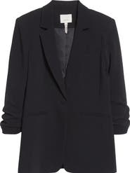 Cinq à Sept Khloe Ruched Sleeve Blazer