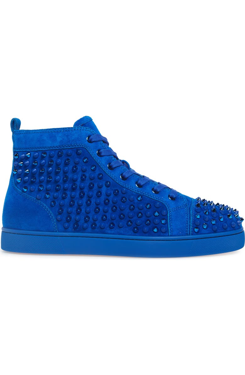 Christian Louboutin Louis Spikes High Top Sneaker, Alternate, color,