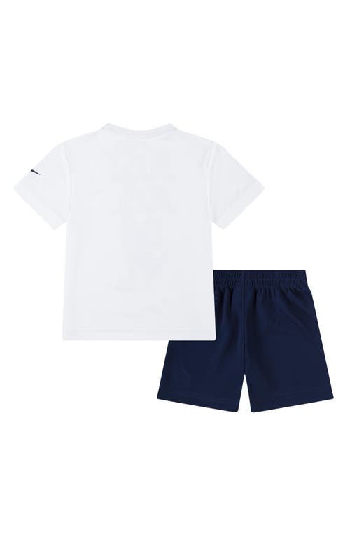 Nike Just Do It T-shirt & Shorts Set In Midnight Navy