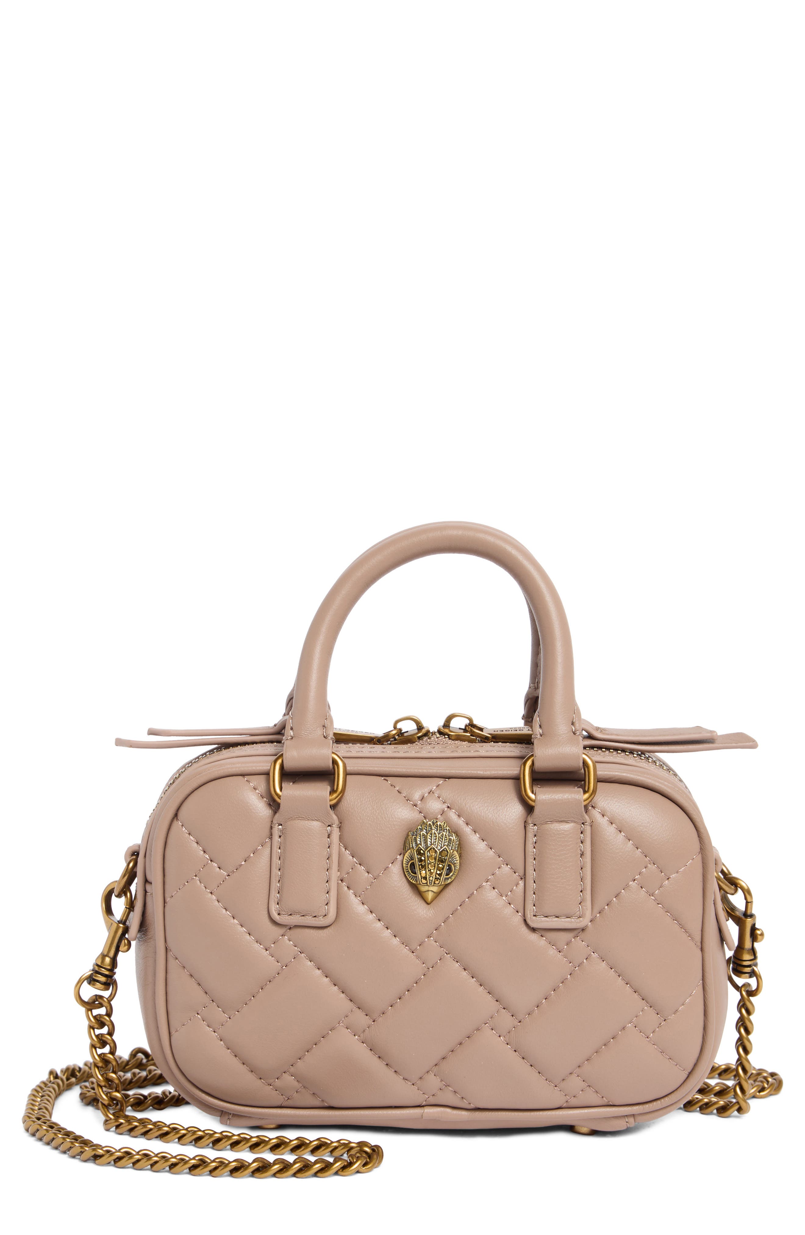Kurt Geiger London Extra Small Kensington Quilted Leather Duffle Bag ...