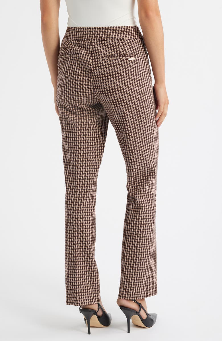 Anne Klein Houndstooth Boot Leg Pants, Alternate, color,